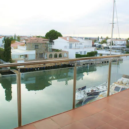 Apartamento En Roses Con Vistas Al Canal Y Piscina Extérieur photo